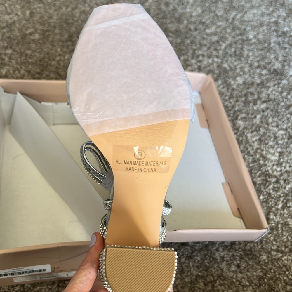 NEW Rhinestone High Heels - Picture 3 of 7